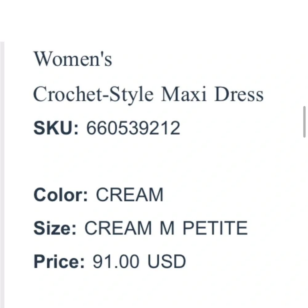 Abercrombie Crochet Maxi Dress - Picture 5 of 5